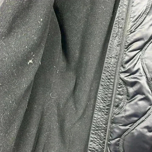 XOXO Women’s Puffer Jacket Short Length Black Turtleneck Pockets Zip Front XL - Picture 4 of 14